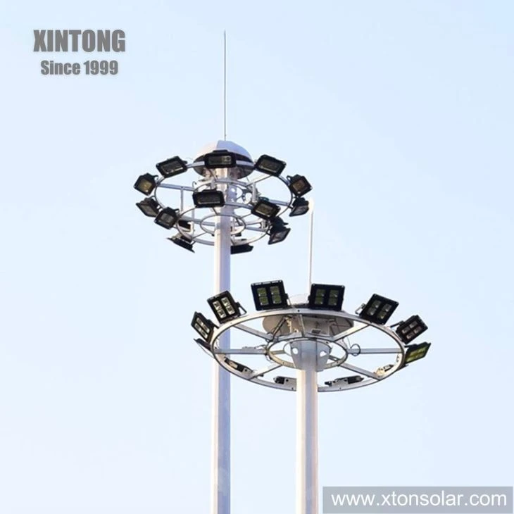 500W 600W 800W 1000W High Power Adjustable LED High Mast Flood Lighting For Outdoor Airport Stadium With 15m 20m 25m 30m Pole