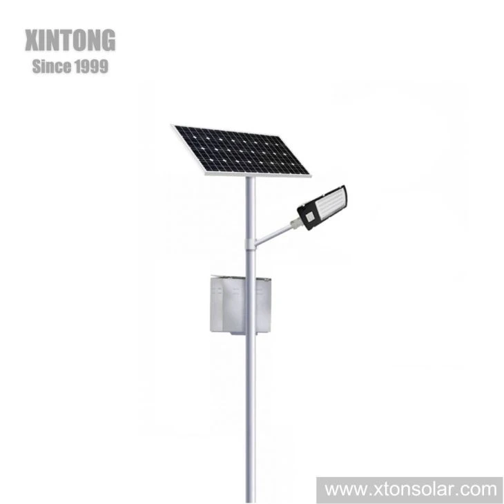 60W LED Solar Street Light With Timer Switch Battery